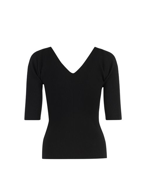 Maglia Oceano in filato di viscosa Nero WEEKEND MAX MARA | 2525366031600014